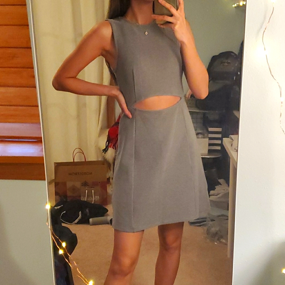 Moussy peekaboo dress